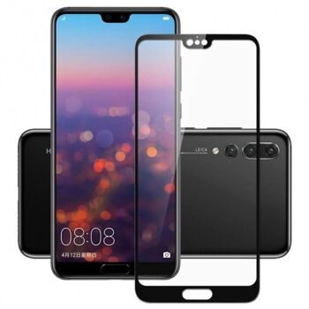 Защитное стекло "Премиум" Huawei P20 Pro Черное