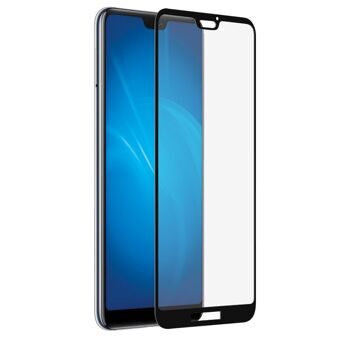 Защитное стекло "Премиум" Huawei P20 Lite Черное