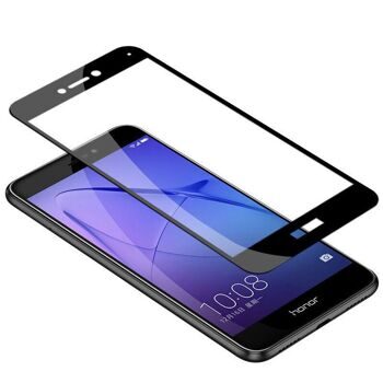 Защитное стекло "Полное покрытие" Huawei Honor 8 Lite Черное